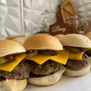 Mini cheeseburger